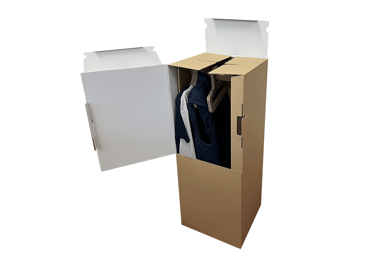 Caja de mudanza armario FUN&GO Caja Carton Armario Mudanza 50X50X120 2U  801B48 Fungo — Ferretería Roure Juni